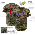 Maglia personalizzata Salute Service Baseball Autentica Camo Rosso-Royal Maglia personalizzata Salute Service Baseball Autentica Camo Rosso-Royal