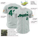 Maglia autentica personalizzata Kelly bianca, verde e nera a righe) Kelly Baseball (Nero e Verde Maglia autentica personalizzata Kelly bianca, verde e nera a righe) Kelly Baseball (Nero e Verde