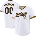 Maglia da baseball autentica personalizzata in oro, bianca, retrò, nera e antica Maglia da baseball autentica personalizzata in oro, bianca, retrò, nera e antica