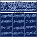 Maglia da baseball personalizzata in 3D con design autentico a cuori, rosso-blu navy Maglia da baseball personalizzata in 3D con design autentico a cuori, rosso-blu navy