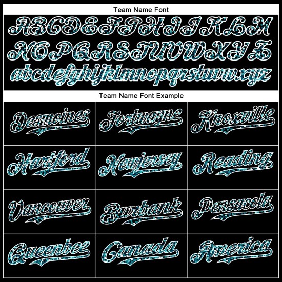 Maglia da baseball personalizzata con design a pois 3D, motivo astratto colorato, verde acqua e bianco scintillante, autentico, nero Maglia da baseball personalizzata con design a pois 3D, motivo astratto colorato, verde acqua e bianco scintillante, autentico, nero