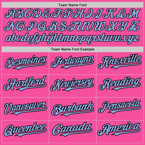 Maglia da baseball leggera alla moda, rosa, a righe blu-nere, personalizzata e autentica Maglia da baseball leggera alla moda, rosa, a righe blu-nere, personalizzata e autentica