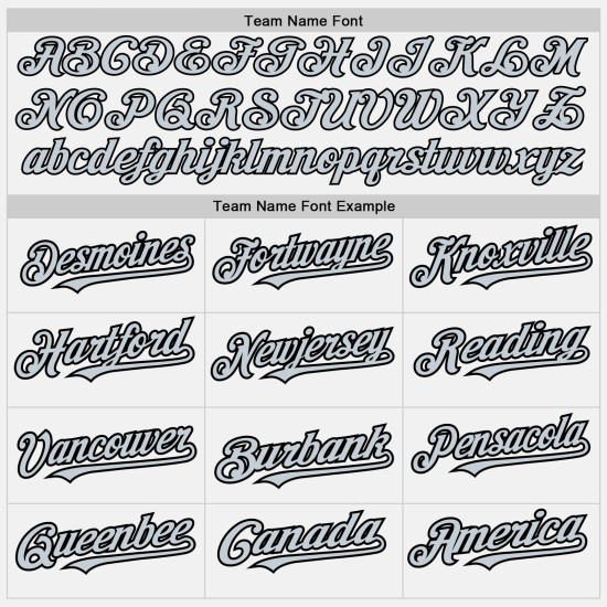 Maglia da baseball personalizzata argento-nera, bianca (righe nere autentiche) Maglia da baseball personalizzata argento-nera, bianca (righe nere autentiche)