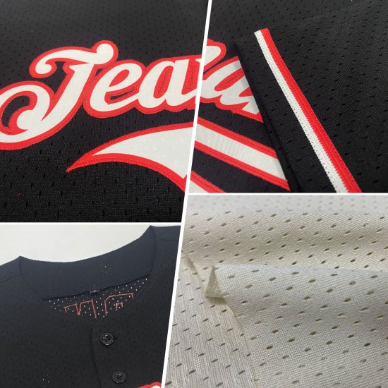 Maglia da baseball autentica personalizzata Pink-Kelly, stile retrò, in rete color crema e verde Maglia da baseball autentica personalizzata Pink-Kelly, stile retrò, in rete color crema e verde
