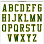 Maglia da baseball autentica bianca personalizzata verde-oro Maglia da baseball autentica bianca personalizzata verde-oro