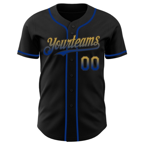 Maglia da baseball sbiadita, autentica, oro antico, moda reale, nera, personalizzata Maglia da baseball sbiadita, autentica, oro antico, moda reale, nera, personalizzata