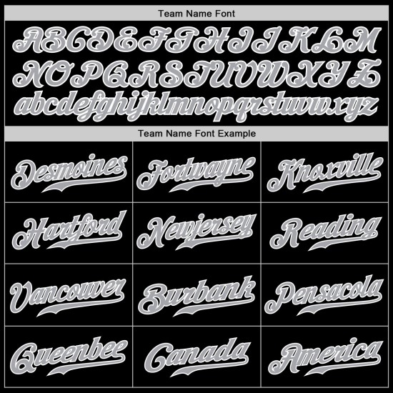 Maglia da baseball personalizzata blu nera, divisa grigia-pantera, moda autentica Maglia da baseball personalizzata blu nera, divisa grigia-pantera, moda autentica