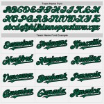 Maglia autentica personalizzata Kelly bianca, verde e nera a righe) Kelly Baseball (Nero e Verde Maglia autentica personalizzata Kelly bianca, verde e nera a righe) Kelly Baseball (Nero e Verde