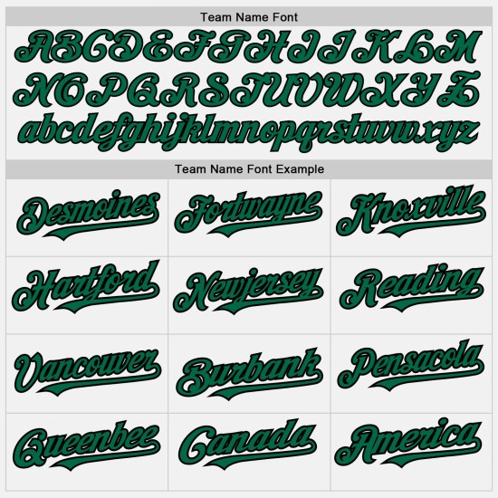 Maglia autentica personalizzata Kelly bianca, verde e nera a righe) Kelly Baseball (Nero e Verde Maglia autentica personalizzata Kelly bianca, verde e nera a righe) Kelly Baseball (Nero e Verde