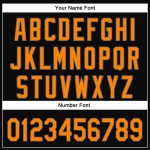 Maglia da baseball personalizzata grigio-arancio-acciaio Halloween autentica nera 3D Bay Maglia da baseball personalizzata grigio-arancio-acciaio Halloween autentica nera 3D Bay