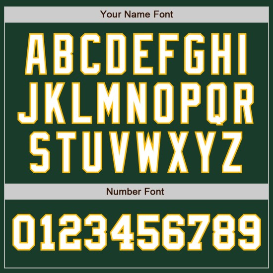 Maglia da baseball autentica personalizzata verde tono due bianco-oro Maglia da baseball autentica personalizzata verde tono due bianco-oro