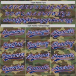 Maglia personalizzata Salute Service Baseball Autentica Camo Rosso-Royal Maglia personalizzata Salute Service Baseball Autentica Camo Rosso-Royal