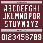 Maglia da baseball personalizzata bordeaux autentica bianca Maglia da baseball personalizzata bordeaux autentica bianca