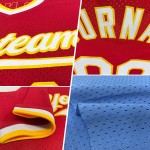 Maglia da baseball personalizzata leggera retrò autentica blu royal-bianca Maglia da baseball personalizzata leggera retrò autentica blu royal-bianca