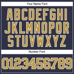Maglia a rete retrò blu navy, vecchia maglia da baseball autentica, personalizzata, oro e bianco Maglia a rete retrò blu navy, vecchia maglia da baseball autentica, personalizzata, oro e bianco
