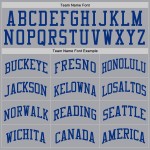 Maglia da baseball personalizzata Royal Autentica Grigia Maglia da baseball personalizzata Royal Autentica Grigia