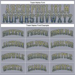 Maglia da baseball Royal-Gold Drift Gray Fashion personalizzata autentica Maglia da baseball Royal-Gold Drift Gray Fashion personalizzata autentica