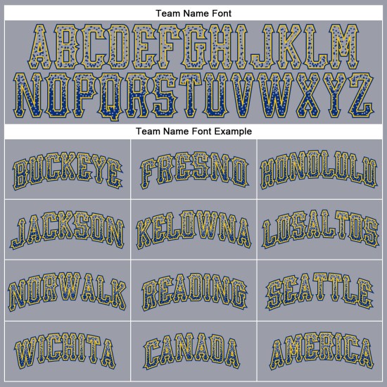 Maglia da baseball Royal-Gold Drift Gray Fashion personalizzata autentica Maglia da baseball Royal-Gold Drift Gray Fashion personalizzata autentica