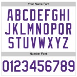 Maglia da baseball personalizzata bianca viola retrò autentica Maglia da baseball personalizzata bianca viola retrò autentica