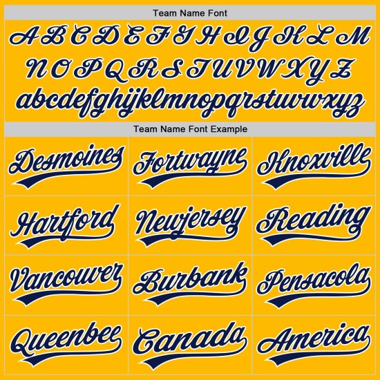 Maglia da baseball autentica personalizzata blu navy-bianco oro Maglia da baseball autentica personalizzata blu navy-bianco oro