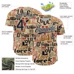 Maglia da baseball autentica Love Day per San Valentino, personalizzata, City Cream, nera e bianca, 3D Maglia da baseball autentica Love Day per San Valentino, personalizzata, City Cream, nera e bianca, 3D