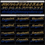 Maglia da baseball sbiadita, autentica, oro antico, moda reale, nera, personalizzata Maglia da baseball sbiadita, autentica, oro antico, moda reale, nera, personalizzata
