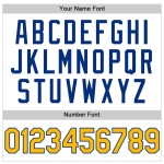 Maglia da baseball personalizzata bianca retrò, autentica, oro-blu Maglia da baseball personalizzata bianca retrò, autentica, oro-blu